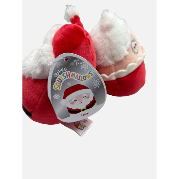 Squishmallows Santa Nick and Mrs. Clause Nicolette 4.5" Christmas Plush Stuffed - Picture 5 of 8